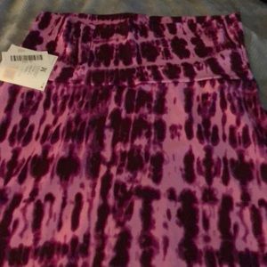 Lularoe shades of purple maxi skirt